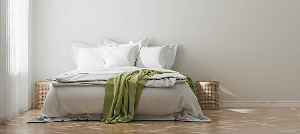 istock Elegant natural home bedroom interior 2242227790