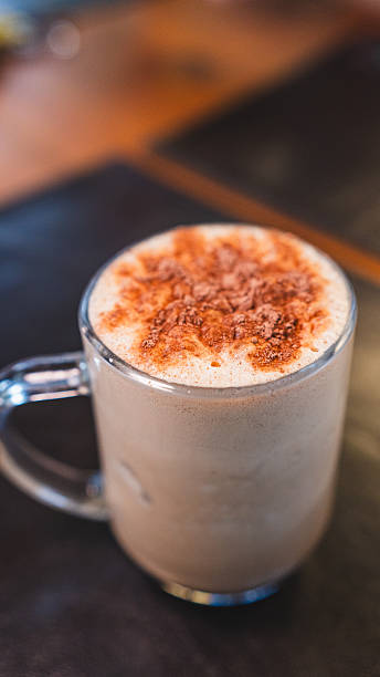 istock Gourmet Iced Coffee with Chocolate Dust 2242227902