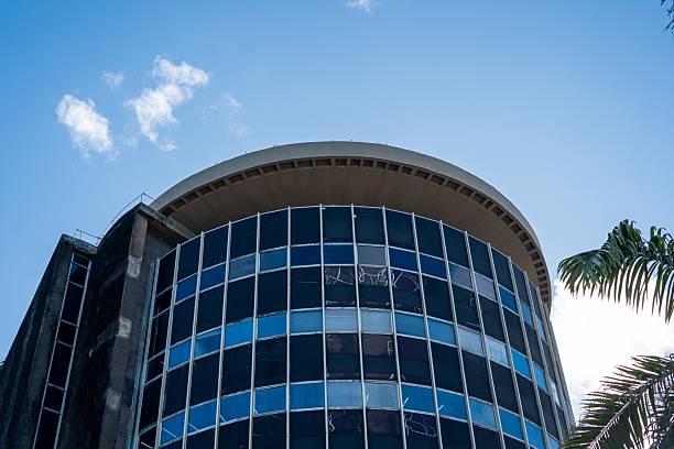 istock Circular Building Facade with Glass Windows 2242234958