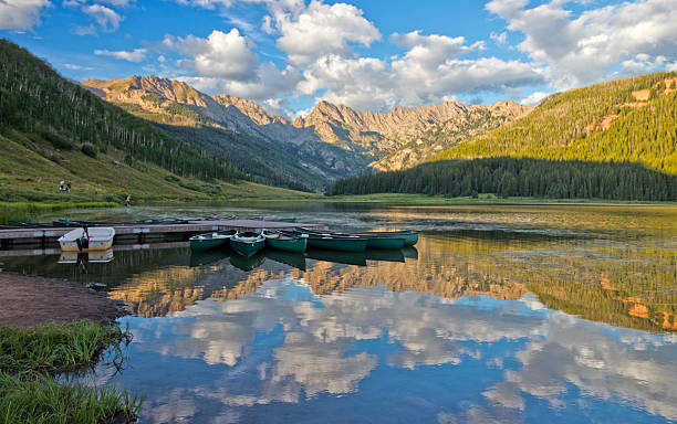 istock Canoes at Piney Lake 2242238928
