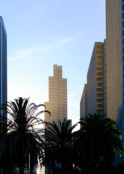 12 OCT 2025 - San Francisco, USA - Sky scraper building - Four Embarcadero Center is a class-A office skyscraper in the Financial District of San Francisco, California. The skyscraper, completed in 1982, stands 174 m (571 ft) with 45 stories.