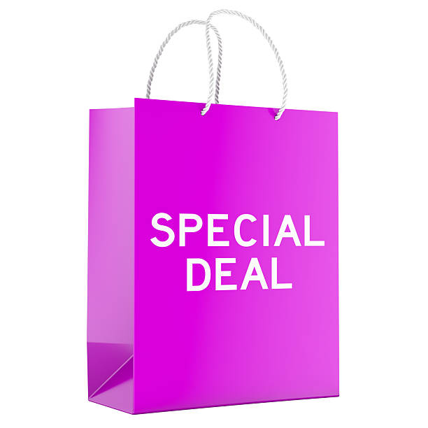 istock Special Deal, shopping bag. 3D rendering 2242244330
