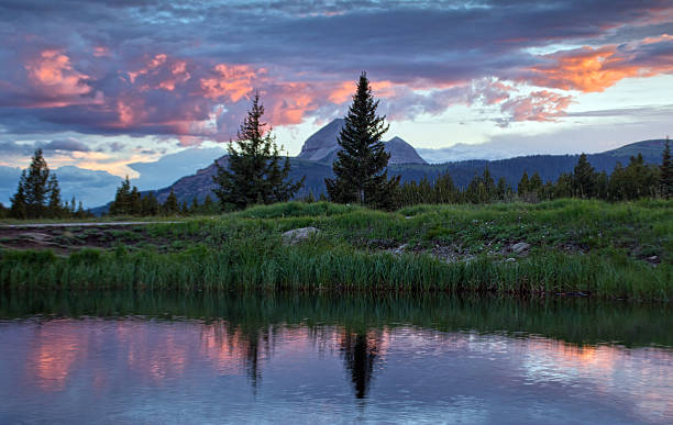 istock Amazing Dramatic Sunset at the lake 2242248595
