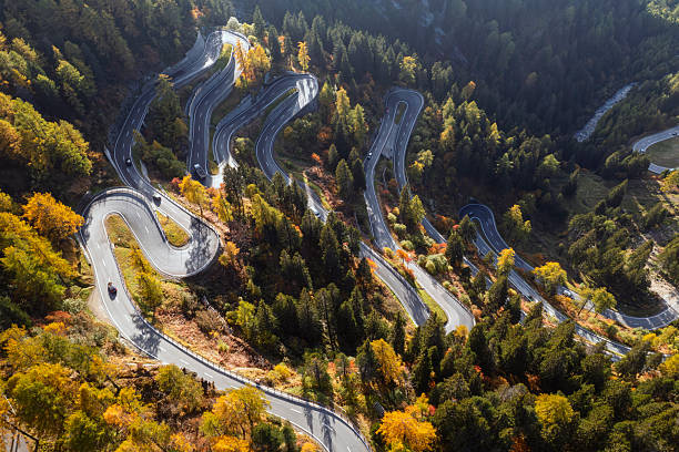 istock Mountain pass in Swiss Alps 2242250047