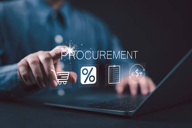 istock Business concept, Procurement Management Industry concept. Businessman using laptop with procurement icon on virtual screen for with supply chain and retail logistics. 2242254914