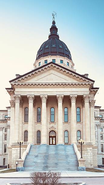 The dome and rotunda of the Kentucky State Capitol Building in Frankfort Kentucky USA.