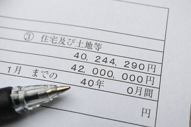 istock Part of a mortgage document. 2242266669