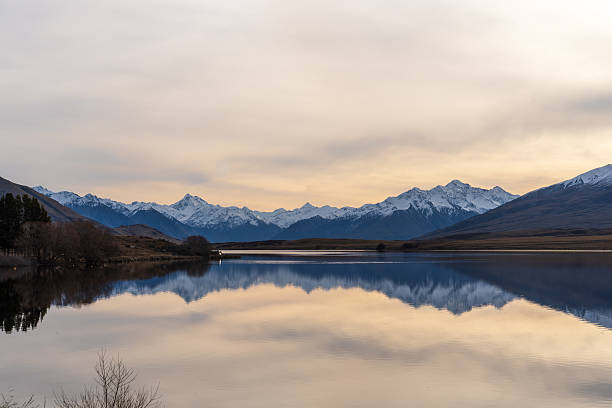 istock Mirror image reflections on alpine Lake Clearwater 2242272135