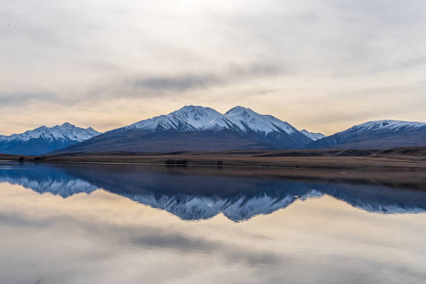 istock Mirror image reflections on alpine Lake Clearwater 2242272184