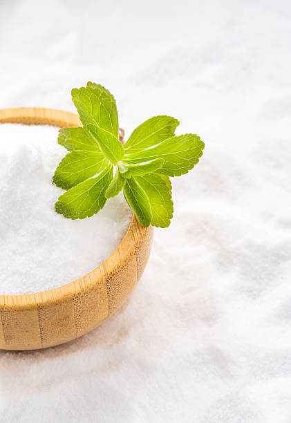 istock Natural stevia sugar substitute - Stevia rebaudiana 2242276854
