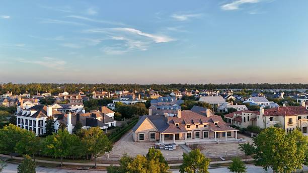 istock Luxury house construction in Houston,Texas 2242280909