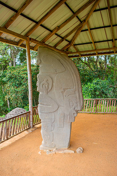 istock Pre-Columbian Stone Statue in San Agustin 2242280954