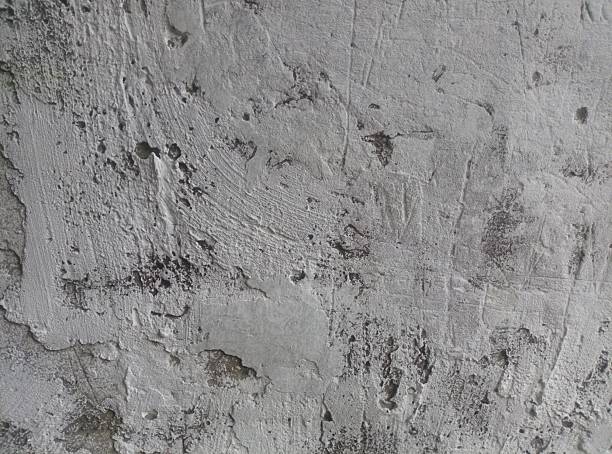 istock Cement plaster grunge stucco background texture. Decorative Concrete wall white grey textured banner wallpaper. 2242284791