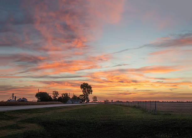 istock Farm Sunrise- Howard County, Indiana 2242285171