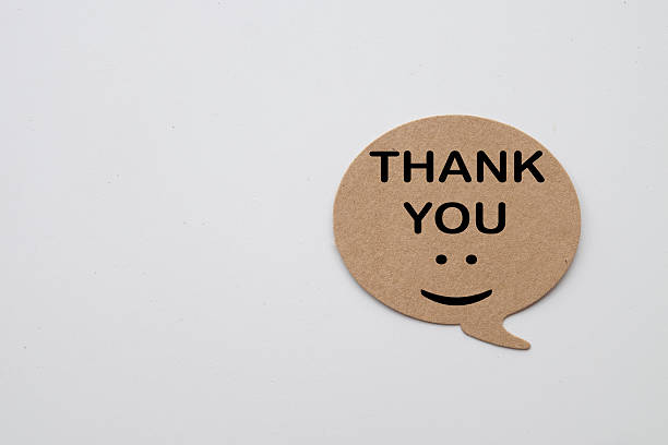 istock Saying Thank You: Gratitude and Appreciation Message in a Speech Bubble. 2242292295