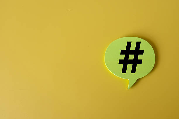 istock Hashtag Communication: Social Media Message or Tagging Concept. 2242292941