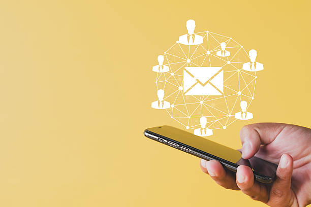 istock Email Marketing and Business Communication Network Concept on Smartphone. 2242293285