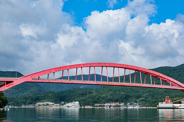 istock The arch structure of Saigo Bridge 2242294131