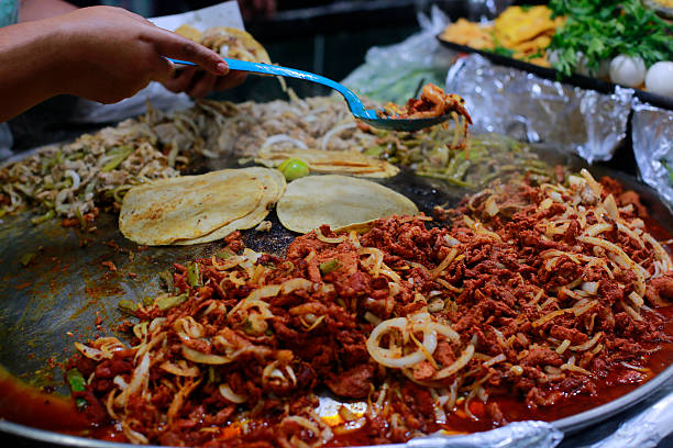 istock Preparation of traditional beef tacos 2242305234