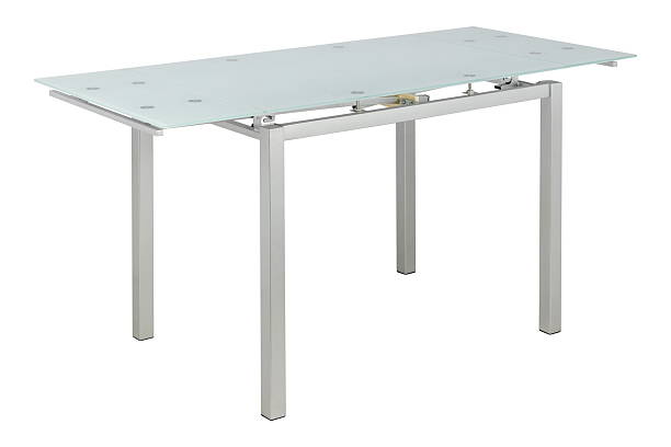 istock Table gray metal glass insulated 2242314852