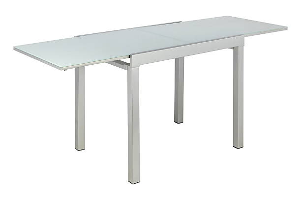 istock Table gray metal glass insulated 2242314859