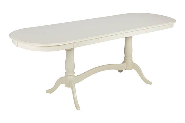 istock wooden white table furniture insulated 2242314913