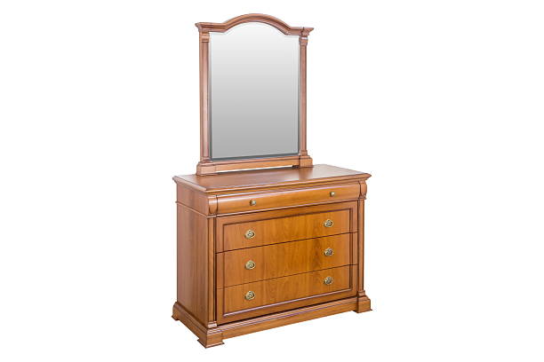 istock brown wooden bollard with mirror 2242315195