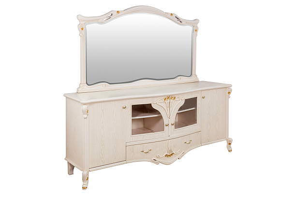 istock white table dresser with mirror 2242315237