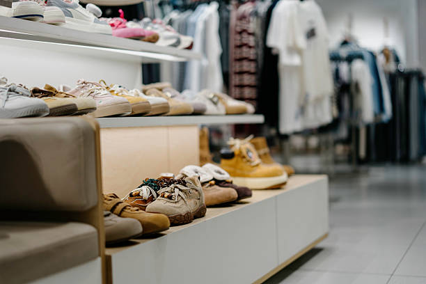 istock Shoes in the shoe store 2242323218