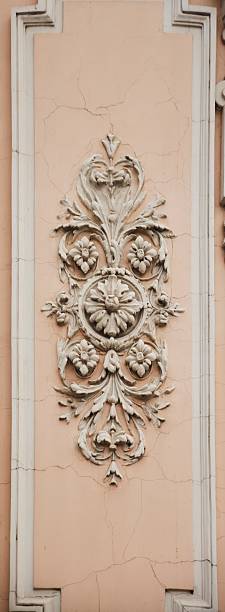 istock Bas-relief on the building, antique decor 2242323635