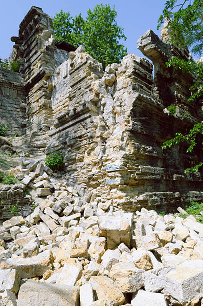 istock Urban ruins in cityscape 2242324222