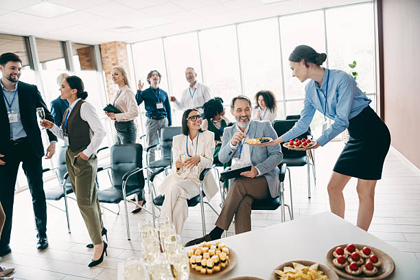 istock Professional office team enjoying a casual interactive business gathering focused on collaboration and teamwork dynamics 2242324521