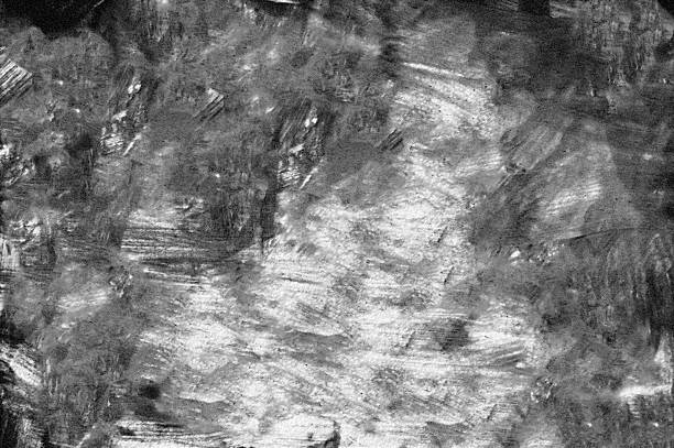 istock Abstract black and white grunge paintbrush strokes texture 2242326744