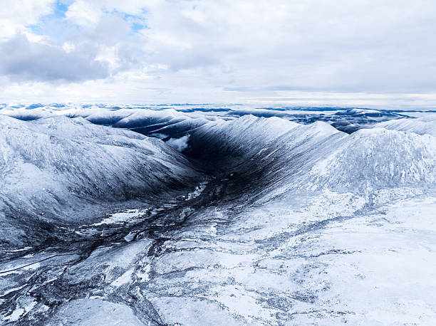 istock Natural scenery of snow capped mountains 2242326773