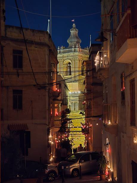 istock Street in Birgu Malta 2242332840