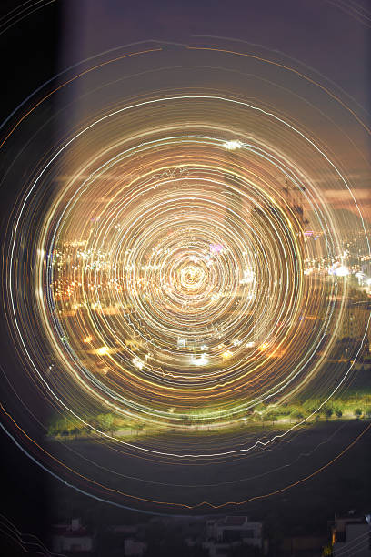 Puebla city with long exposure