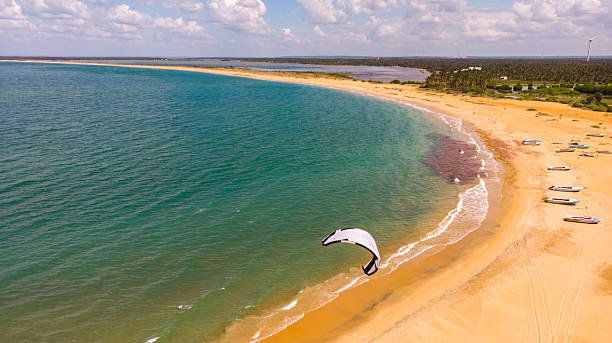 istock Hikkaduwa Beach Surfing, Kiteboarding, kitesurfing, Wiligama Beach 2242333143