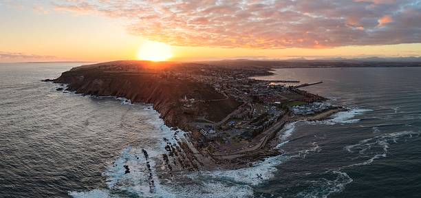 istock Sunset along the Rugged Portuguese Coastline 2242334720
