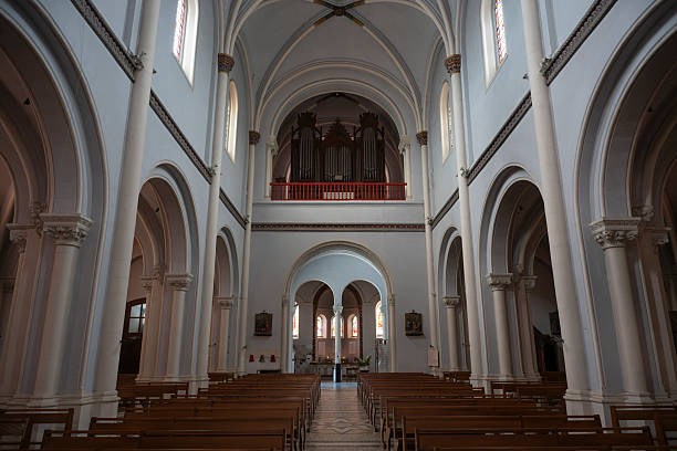 istock Inside the serene Basilica of Notre-Dame-de-Buglose in Saint-Vincent-de-Paul 2242340614