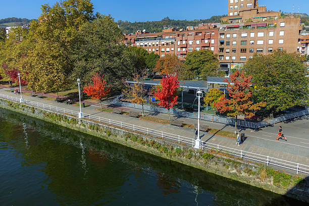Beautiful autumn in Bilbao