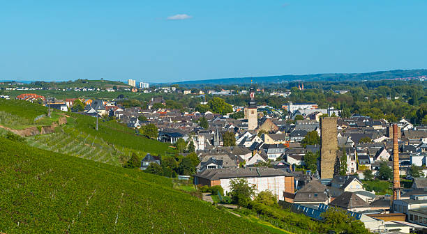 istock City Panorama Ruedesheim Germany from above 2242345134