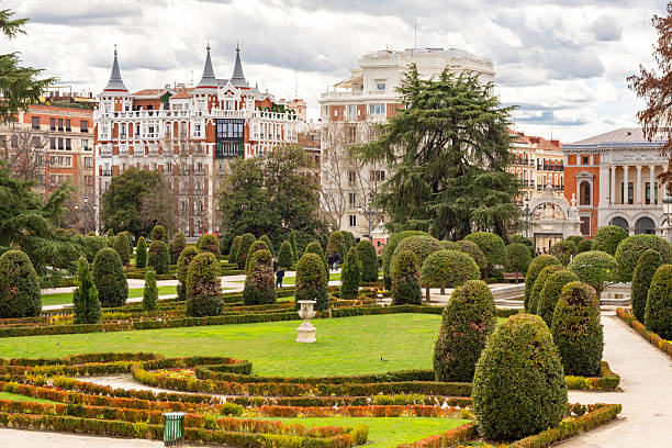 istock Buen Retiro park landscape in spring, Madrid, Spain 2242345252
