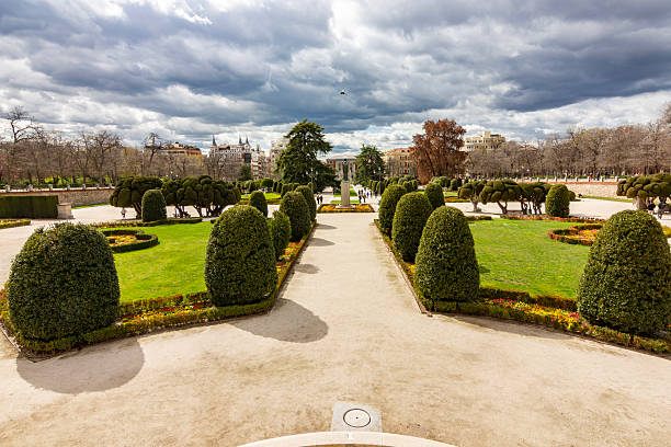 istock Buen Retiro park landscape in spring, Madrid, Spain 2242345284