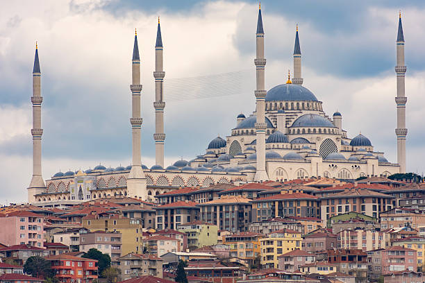 istock Grand Camlica Mosque in Istanbul, Turkey 2242345853