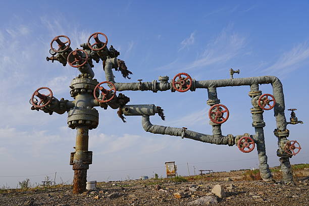 istock Pipes and valves, infrastructure, exploration 2242349388