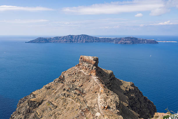 istock Caldera and Nea Kameni Island 2242354528
