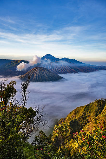 istock Between mist and light, the breath of Bromo 2242355818