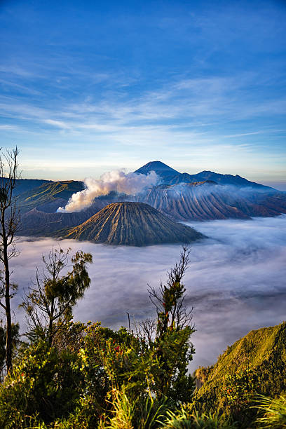 istock Between mist and light, the breath of Bromo 2242356617