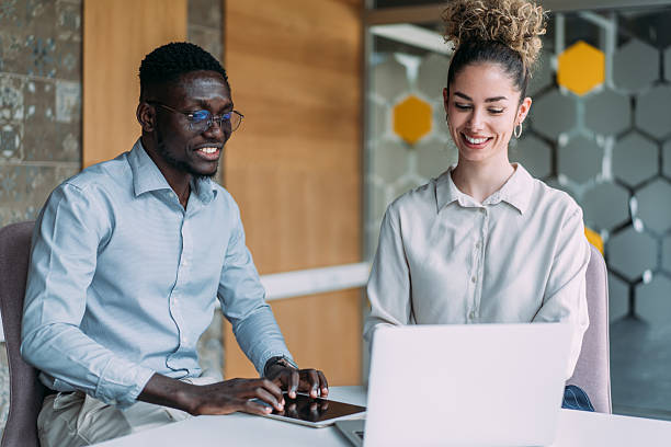 istock Business partners in meeting. 2242362674