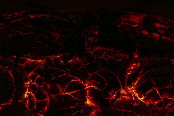 istock Abstract Macro of Red-Hot Embers, Artistic Fire Texture 2242364383